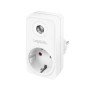 ADAPTOR LOGILINK, senzor lumina zi/noapte, indicator LED, Schuko x 1, IP20,  230 V/16 A, 50 Hz, max. 3600 W (max 1000 W pentru lampa halogen), alb 