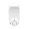 ADAPTOR LOGILINK, Schuko x 1, senzor miscare PIR, detector zi/noapte, IP20, 230 V/16A 50Hz max. 800W (bec luminos) sau max. 300W (LED), alb 