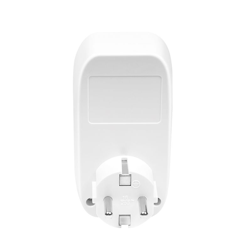 ADAPTOR LOGILINK, Schuko x 1, senzor miscare PIR, detector zi/noapte, IP20, 230 V/16A 50Hz max. 800W (bec luminos) sau max. 300W (LED), alb 