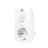 ADAPTOR LOGILINK, Schuko x 1, senzor miscare PIR, detector zi/noapte, IP20, 230 V/16A 50Hz max. 800W (bec luminos) sau max. 300W (LED), alb 