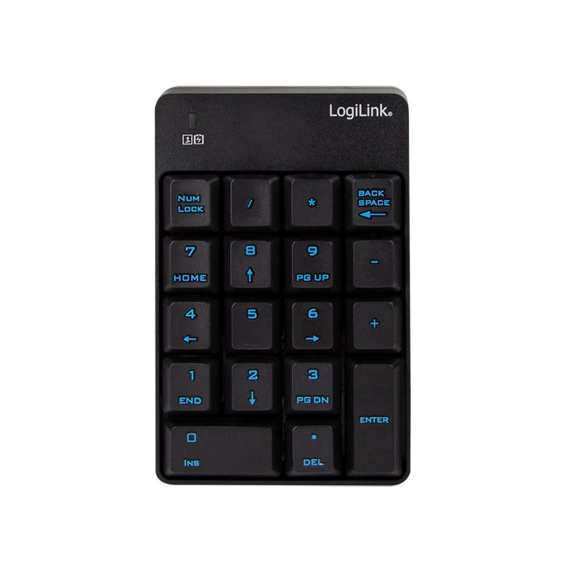 TASTATURA numerica  Logilink, wireless, 18 taste, negru, 