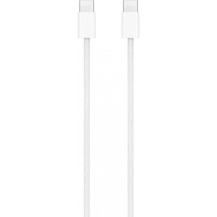 CABLU alimentare si date Apple pt.smartphone  USB Type-C (T) la USB Type-C (T), braided, lungime 1m, alb, 