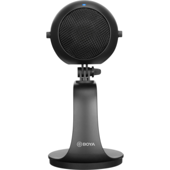 Boya Microfon Condensator USB-C, iesire casti, volum/mute control (iOS/Android/Windows) 