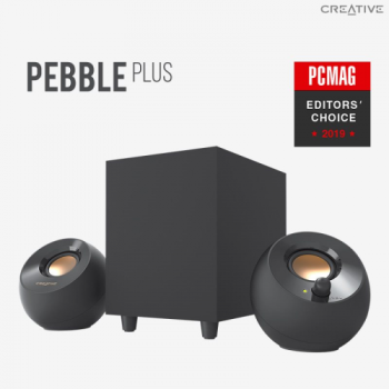 CREATIVE PEBBLE PLUS 2.1 USB Speakers - black 