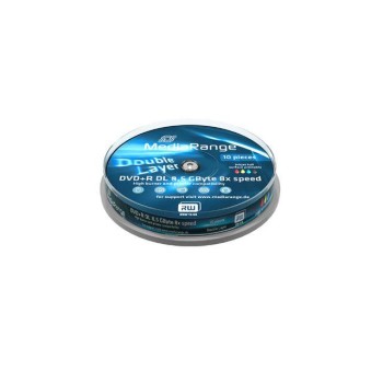 MediaRange  DVD+R Double Layer Print 8x Cake10 