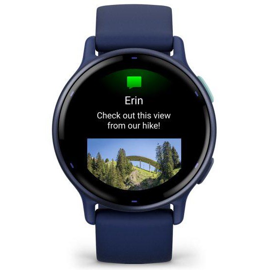 Ceas Garmin vivoactive 5 Blue/Blue Metal 
