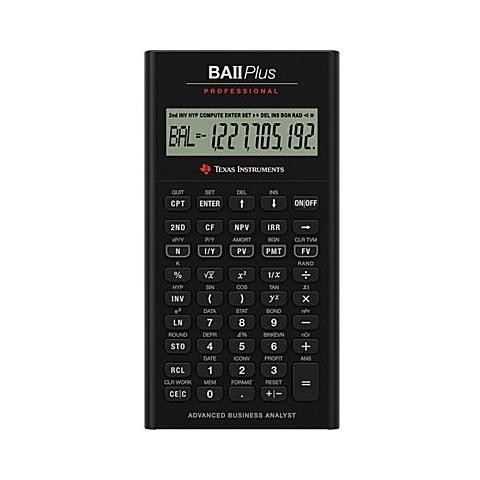 CALCULATOR de BIROU Texas Instruments BAII Plus Professional 