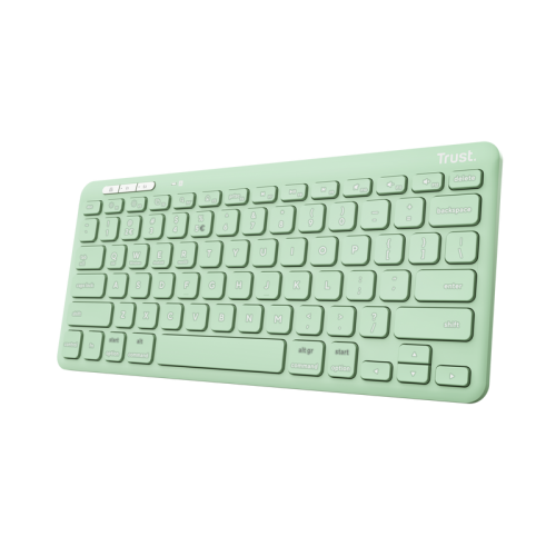 TASTATURI Trust  LYRA Compact Wireless and rechargeable Keyboard Green US 