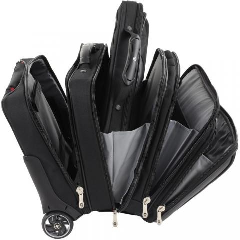 GENTI si RUCSACURI voiaj Wenger Patriot 2 Pc Business Set Whld, Black 