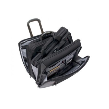 GENTI si RUCSACURI voiaj Wenger Potomac 17 inch Double Gusset Wheeled Computer, Black 