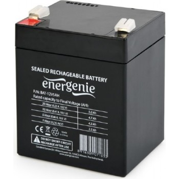 ACUMULATOR UPS GEMBIRD 12V /   5Ah, terminal F2(T2), dimensiune: 90x70x101mm, inaltime+terminal: 107mm, 