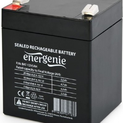 ACUMULATOR UPS GEMBIRD 12V /   5Ah, terminal F2(T2), dimensiune: 90x70x101mm, inaltime+terminal: 107mm, 