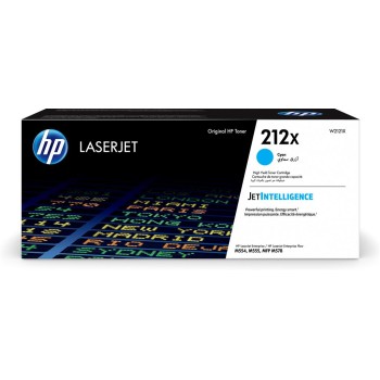 Toner Original HP Cyan, nr.212X, pentru Laser Jet M555x|M554dn|M555dn|MFP M578c|M578z|M578f, 10k, incl.TV 1.2incl.TV 