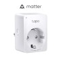 PRIZA inteligenta TP-LINK, certificare matter, Schuko x 1, conectare prin Schuko (T), 10 A, programare prin smartphone, Bluetooth, WiFi, alb 