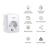 PRIZA inteligenta TP-LINK, certificare matter, Schuko x 1, conectare prin Schuko (T), 10 A, programare prin smartphone, Bluetooth, WiFi, alb 