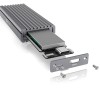 RACK extern Icy Box, pt. SSD, 1xM.2 SSD la USB 3.1 gen2-C,pana la 10Gbit/s, 22x30/ 42/ 60/ 80, aluminiu,radiator aluminiu+pad silicon,prot.scriere, negru, 