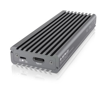 RACK extern Icy Box, pt. SSD, 1xM.2 SSD la USB 3.1 gen2-C,pana la 10Gbit/s, 22x30/ 42/ 60/ 80, aluminiu,radiator aluminiu+pad silicon,prot.scriere, negru, 
