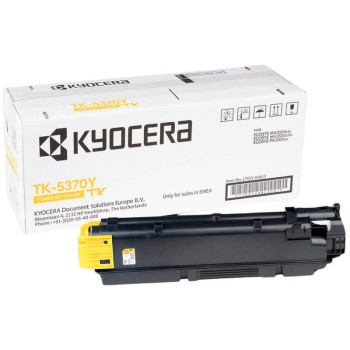 Toner Original Kyocera Yellow,TK-5370Y, pentru ECOSYS PA3500cx|MA3500cix|MA3500cifx, 5K, incl.TV 1.2 RON, 