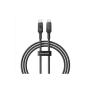 CABLU alimentare si date Baseus Unbreakable, Fast Charging Data Cable pt. smartphone, USB Type-C la USB Type-C 100W,2m,braided aliaj zinc,alb 