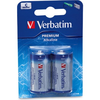 BATERIE VERBATIM C (R14), 1.5V alcalina, 2 buc., 