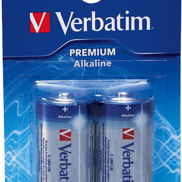 BATERIE VERBATIM C (R14), 1.5V alcalina, 2 buc., 