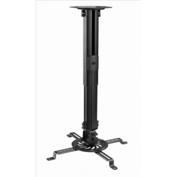 SUPORT de tavan GEMBIRD pt. proiector, lungime 320 mm, inclinatie, rotatie, max 13Kg, negru, 