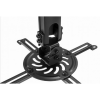 SUPORT de tavan GEMBIRD pt. proiector, lungime 320 mm, inclinatie, rotatie, max 13Kg, negru, 