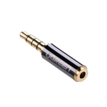 ADAPTOR audio Ugreen, 3.5 mm jack (T) la 2.5 mm (M), aurit 
