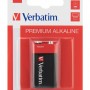 BATERIE VERBATIM 9V (9V), alcalina, 1 buc., 