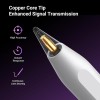 TOUCH PEN Ugreen, indicator LED, baterie li-ion, incarcare magnetica wireless, compatibil Ipad, alb 
