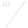 TOUCH PEN Ugreen, indicator LED, baterie li-ion, incarcare magnetica wireless, compatibil Ipad, alb 