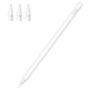 TOUCH PEN Ugreen, indicator LED, baterie li-ion, incarcare magnetica wireless, compatibil Ipad, alb 