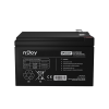 UPS- acumulatori Njoy  GP12122F | Baterie UPS | 12 V | 12 A | Borne F2 | 44,5 W | 151 x 98 x 101 mm 