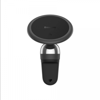SUPORT AUTO Baseus C01 pt. SmartPhone, fixare ventilatie, prindere magnetica telefon, rotatie 360 grade, negru 