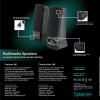 BOXE SPACER 2.0, RMS:  6W (2 x 3W), control volum, mufa casti, USB power, black, 