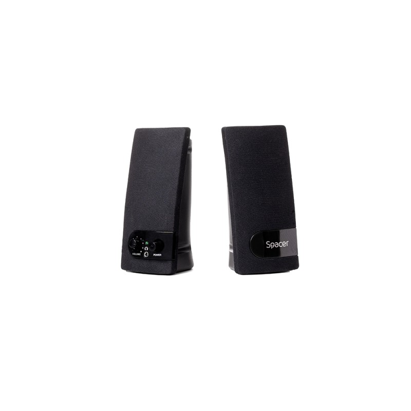 BOXE SPACER 2.0, RMS:  6W (2 x 3W), control volum, mufa casti, USB power, black, 