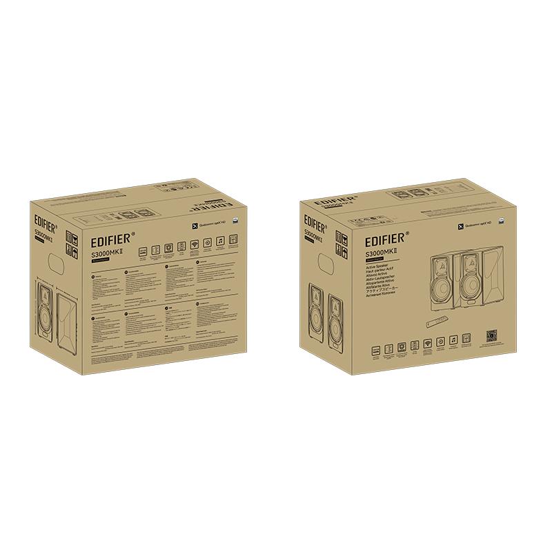 BOXE EDIFIER 2.0, RMS: 256W (2 x 8W, 1 x 120W, 1 x 120W), bluetooth, telecomanda wireless, volum, bass, treble, optical, coaxial, brown, USB, 