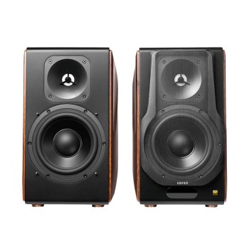 BOXE EDIFIER 2.0, RMS: 256W (2 x 8W, 1 x 120W, 1 x 120W), bluetooth, telecomanda wireless, volum, bass, treble, optical, coaxial, brown, USB, 