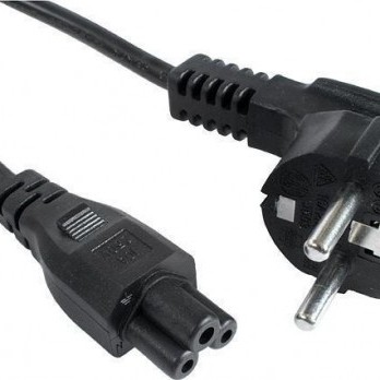 CABLU alimentare GEMBIRD notebook 1.8m, intrare Shucko, iesire C5, 10A, certificare VDE, bulk, black, 