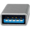 ADAPTOR LOGILINK OTG, pt. smartphone, USB 3.2 Type-C (T) la USB-A 3.0 (M), 5V / 3A 15W, negru, 
