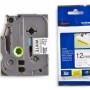 Banda Laminata Adeziva Originala Brother Black on White, TZES231, 12mm, pentru H105/PT-E110/D400/D450/D600/E300/E550/H110/H500/P750/PT-D210/PT-D210,