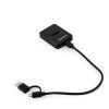 SSD DOCKING Station GEMBIRD, USB 3.1 Type-C, SSD suportat M2 NGFF & NVMe, conectare S-ATA & PCIe, slot: 2230, 2242, 2260, 2280, 22110, black, 