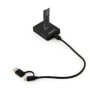 SSD DOCKING Station GEMBIRD, USB 3.1 Type-C, SSD suportat M2 NGFF & NVMe, conectare S-ATA & PCIe, slot: 2230, 2242, 2260, 2280, 22110, black, 