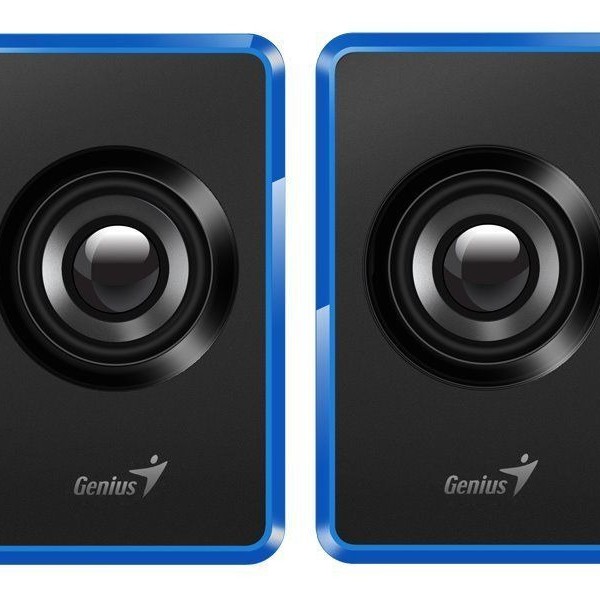 BOXE GENIUS 2.0, RMS:  3W (2 x 1.5W), USB power, 1.2m, blue, 