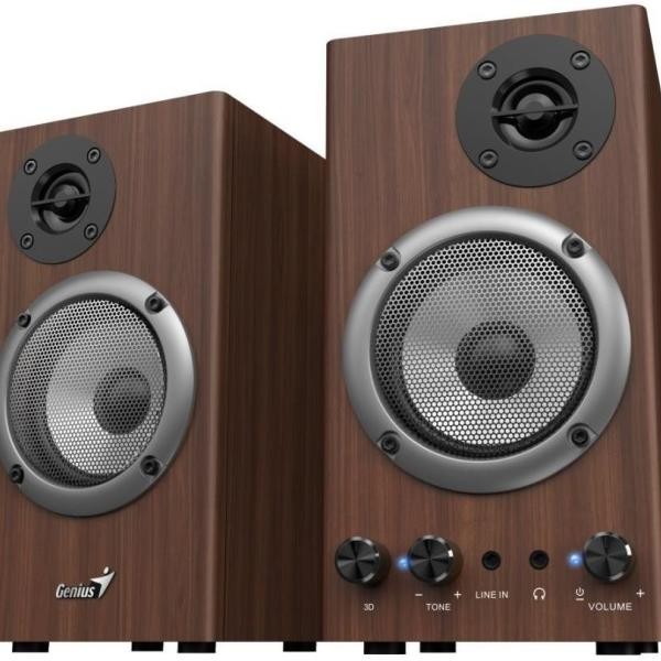 BOXE GENIUS 2.0, RMS: 16W (2 x 8W),  wood, 