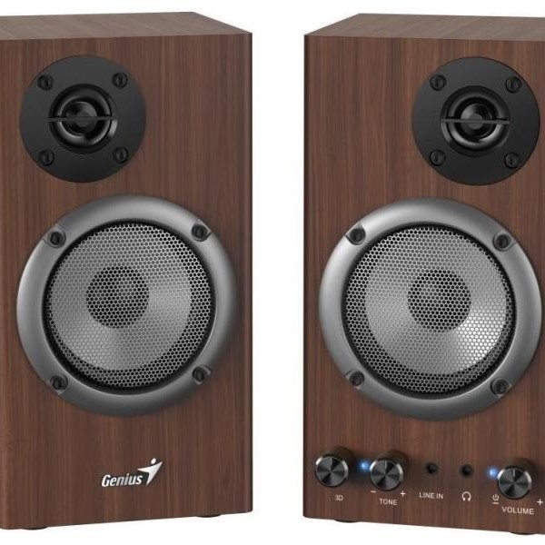 BOXE GENIUS 2.0, RMS: 16W (2 x 8W),  wood, 