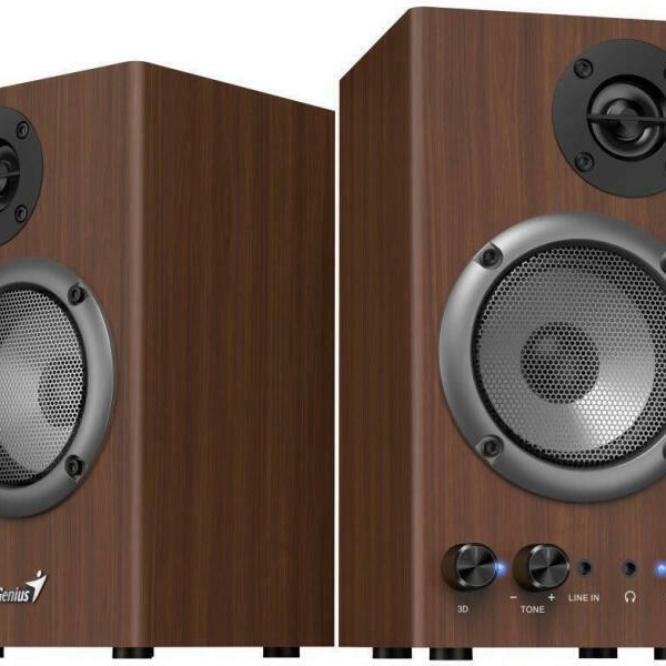 BOXE GENIUS 2.0, RMS: 16W (2 x 8W),  wood, 
