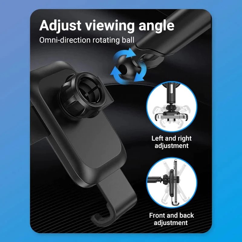 Suport AUTO Vention pt SmartPhone, fixare parbriz sau bord prin ventuza, unghi reglabil, device compatibil 4.7-7.2inch, negru, 