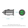 Alimentator SmartPhone Auto Vention, 18W, 2 x USB-A(M), Quick charge, gri, 