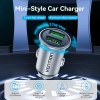 Alimentator SmartPhone Auto Vention, 18W, 2 x USB-A(M), Quick charge, gri, 